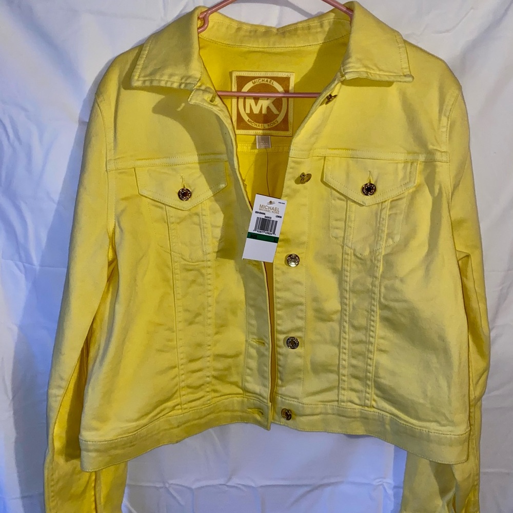 Michael Kors Lemon Denim Jacket SZ L